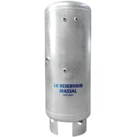 Réservoir galvanisé 200 litres – Acier galvanisé certifié ACS – Stockage eau sous pression jusqu'à 4 bars – Usage professionnel et domestique – Massal