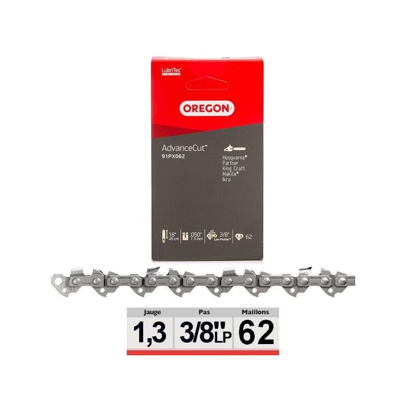 Guide Chaine Tronçonneuse 35cm 3/8 LP .050 (1,3mm) pas cher - Achat/Vente  en ligne