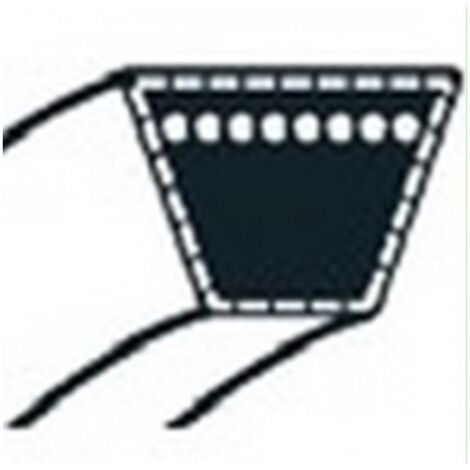 Z34 : Courroie Lisse Trapézoïdale Pour Tondeuses Autotractées CASTELGARDEN Pour Modèles NP534TR & TRE - Longueur Extérieure: 903 Mm - Section