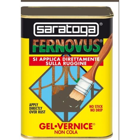 FERNOVUS SARATOGA GRIGIO PELTRO METALLIZZATO 750ml GEL VERNICE 88600094
