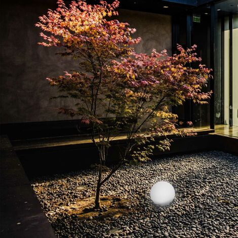 Sfera Luminosa D.30 cm con 120 Led Bianco Freddo, Connettibile, Uso Esterno