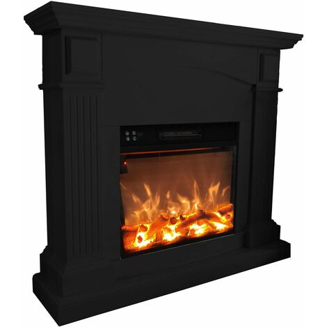 Caminetto Elettrico Faber STONEBRIDGE Con Fiamme A Vapore - Realistico, Telecomando, Riscaldamento Integrato