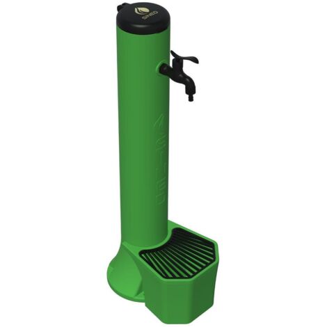 Sined Kit Tritone Fontana Per Esterno e Secchiello Da 5 Litri In Polietilene Verde Realizzato In Polietilene Hd (1/5)