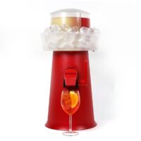 Sprizzer Macchina per lo Spritz Funzionamento a Caduta Miscela nel Bicchiere Rosso