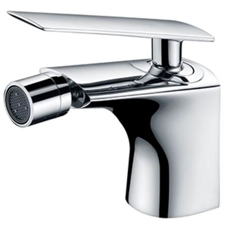 Robinet de bidet à levier unique  Modèle ÉCOSSE  Couleur Grise  Finition en Chrome [ IMEX® ] (1/2)