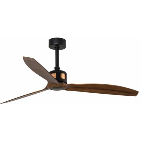 Faro COPPER - Ventilateur noir, ventilateur de plafond en bois (1/5)
