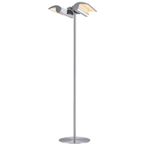 Sined Infrared Terra 4000 Dual Reflective Floor Heater With Remote Control Grey Équipe Dune Courbe Reflechissante Reglable Et Dune Telecommande De Concentration De Chaleur Ip65 (1/5)