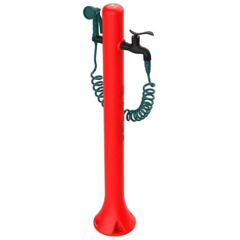 Sined Acqua Pro Fontaine De Jardin En Polyethylene Avec Tuyau Et Pistolet Rouge (1/5)