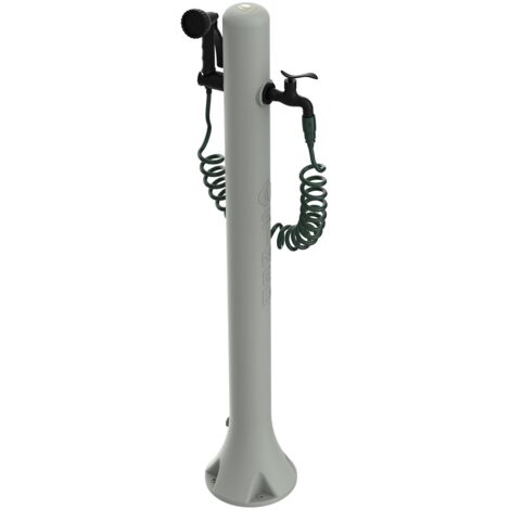 Sined Acqua Pro Fontaine Jardin En Polyethylene Avec Raccordement Lateral Montage Facile Brun
