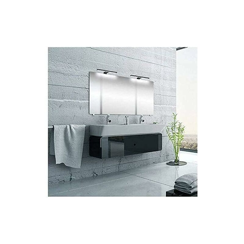 Lampada per Specchio Bagno 30 CM - Applique LED Certificata IP44 WaterProof  - Luce per Specchiera (Oro) : : Illuminazione