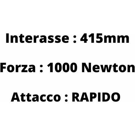 Pistone molla a gas Stabilus Lift-O-Mat nero da 485 mm interasse 1150 Newton