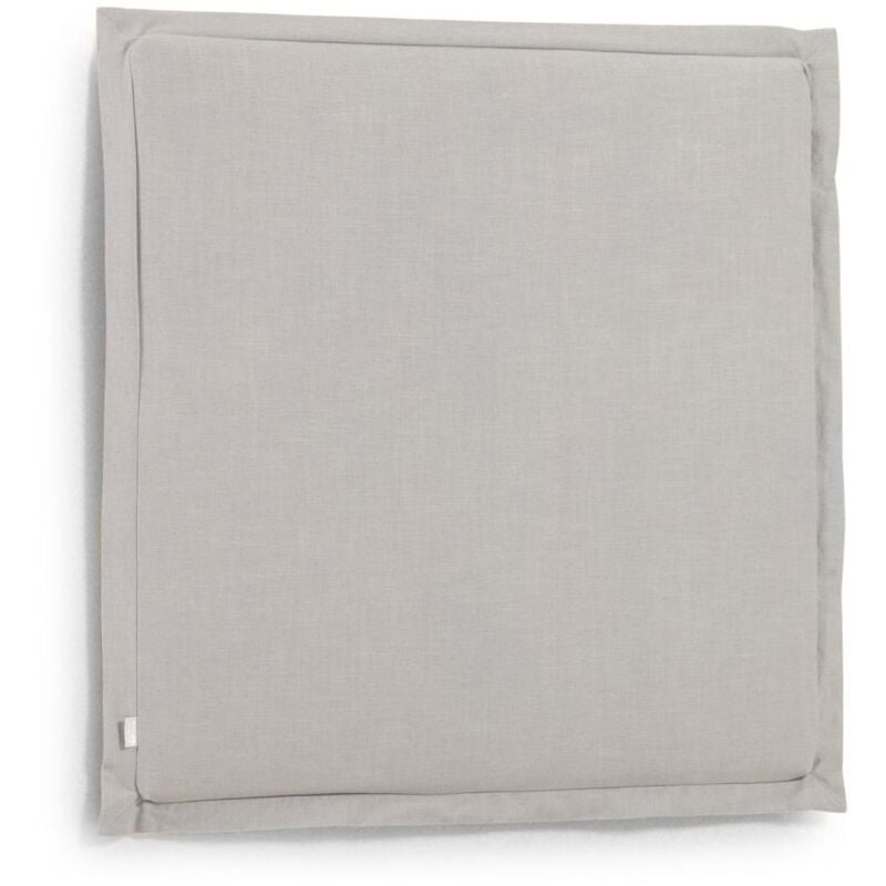 Cabecero desenfundable Tanit de lino gris para cama de 180 cm