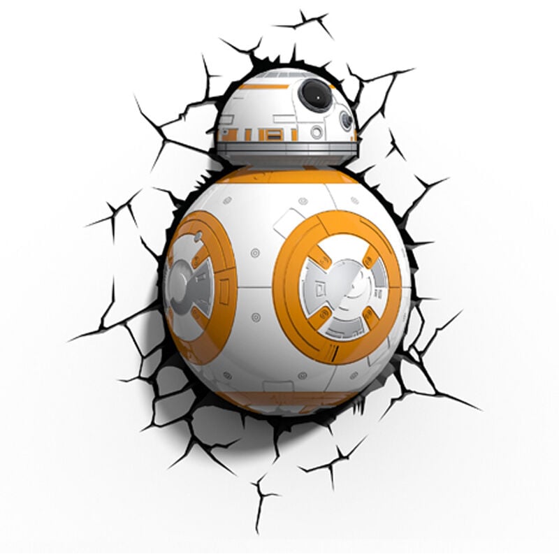 Luz quitamiedos 3d deco light bb-8