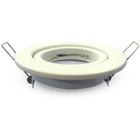 Faretto incasso orientabile attacco gu10 bianco tondo 3469