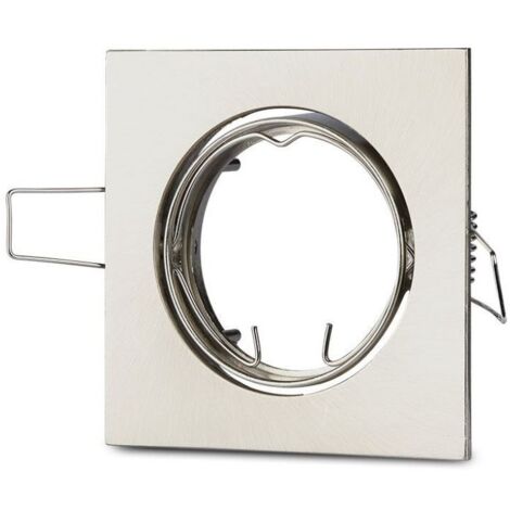 Horientable instalado cuadrato gu10 gu10 color nickel satinato 3591