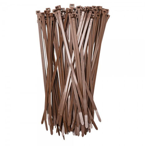 Bridas 4,8x300 marron 50 unidades