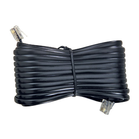 Cable Para Telefono En Espiral 4 Hilos 4.5m Color Negro