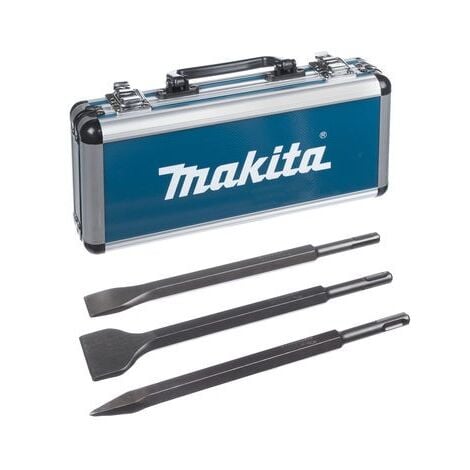 Coffret 1 pointe, 1 burin, 1 burin large SDS-PLUS - Makita D-42357