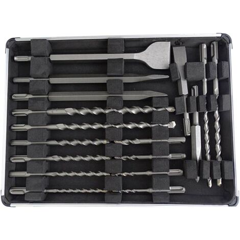 Coffret Makita D-21191 : 8 Forets + 2 Burins SDS-Plus - Pour Perforateur, Matériaux Durs - 5