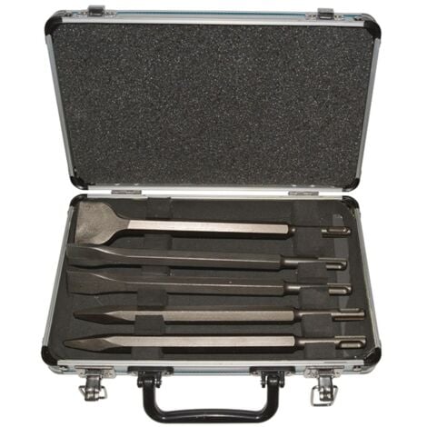 Coffret 2 pointes, 2 burins, 1 burin large SDS-PLUS pour béton - Makita D-42379