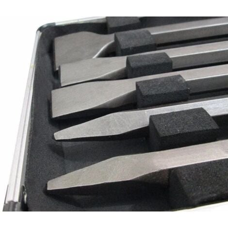 Coffret 2 pointes, 2 burins, 1 burin large SDS-PLUS pour béton - Makita D-42379
