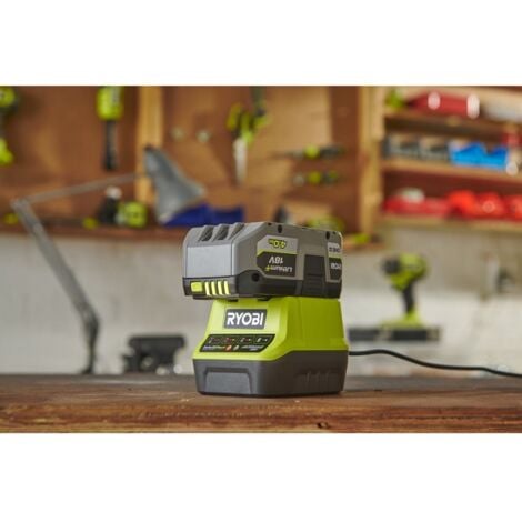 RYOBI Chargeur rapide 18V 2.0Ah One+ Lithium-ion RC18120