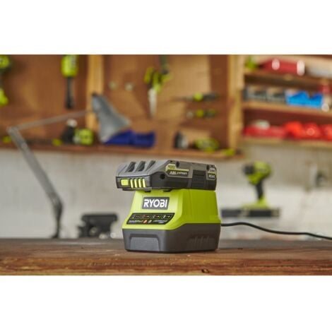 RYOBI Chargeur rapide 18V 2.0Ah One+ Lithium-ion RC18120