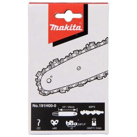 Chaîne pour tronçonneuse 25cm 3/8" 90PX 40M - MAKITA 191H00-0