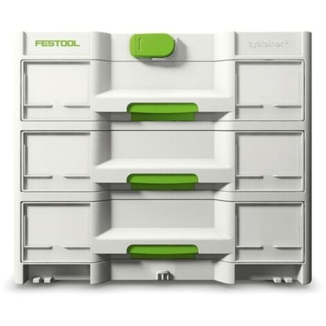 Sortainer Festool 3 tiroirs SYS3-SORT/3 M 337 (396 x 296 x 337 mm) - 577769