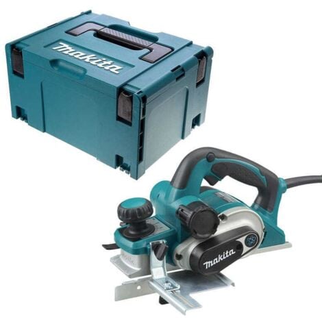 Rabot 82 mm 1050 W avec accessoires, en Makpac 3 - Makita KP0810CJ