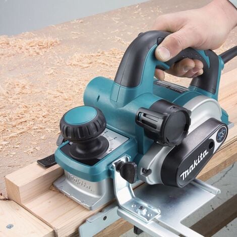 Rabot 82 mm 1050 W avec accessoires, en Makpac 3 - Makita KP0810CJ