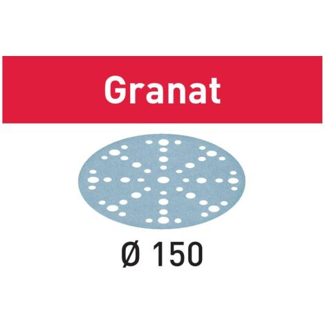 Festool – Disque abrasif de ponceuse 150mm P180 – Lot de 100 pièces – Pour ponçage laques modernes et supports durs – Système MULTI-JETSTREAM 2