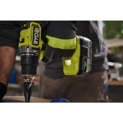 Perceuse-visseuse à percussion Brushless 18V ONE+ HP 60Nm 13mm 2 vitesses - Ryobi RPD18C1-0 (produit seul)