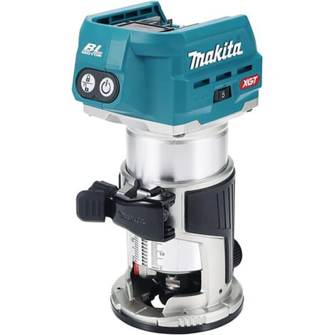 Makita – Défonceuse affleureuse 40V XGT – Moteur Brushless – Vitesse max 31000 trs/min – Coffret MAKPAC pour rangement facile - RT001GZ16