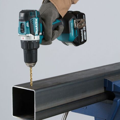 Perceuse Visseuse 54NM avec 2 batteries 5Ah, chargeur et 96 accessoires - Makita DDF484RTX6