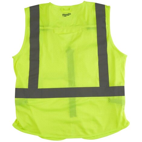 Gilet haute visibilté jaune taille mixte L/XL - Milwaukee 4932471890