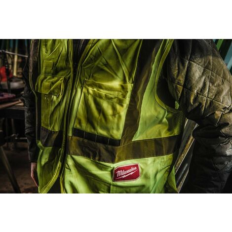 Gilet haute visibilté jaune taille mixte L/XL - Milwaukee 4932471890