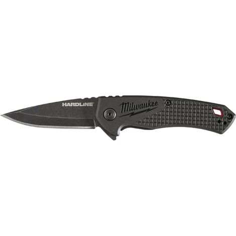 Couteau pliant HARDLINE 64mm lame lisse - Milwaukee 4932492452