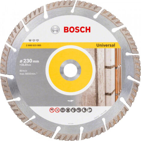Bosch – Disque à tronçonner diamanté 125mm – Alésage 22,23mm – Coupe précise pour béton et maçonnerie – 2608615059