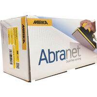 Boîte 50 coupes abrasives auto-agrippantes Abranet 70 X 125 mm MIRKA Grain: 600