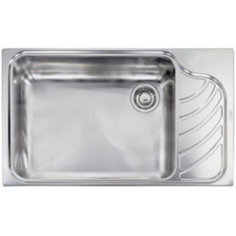 Lavello EUREKA 86x51 1 vasca sinistra+ gocciolatoio ACCIAIO INOX (1/5)