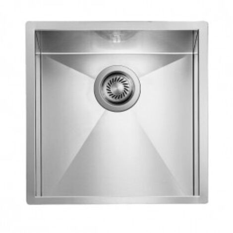 CM 011921XCSSP Serie FiloQuadra 3'' Lavello Acciaio Inox Satinato da incasso Filotop 1 Vasca 45X45cm (1/5)