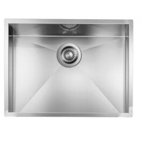 CM 011928XCSSP Serie FiloQuadra 3'' Lavello Acciaio inox satinato da incasso Filotop 1 vasca 57x45cm (1/5)