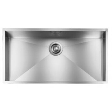 CM 01192AXCSSP Serie Filo Quadra 3'' Lavello Acciaio inox satinato da incasso filotop 1 Vasca 85x45cm (1/5)