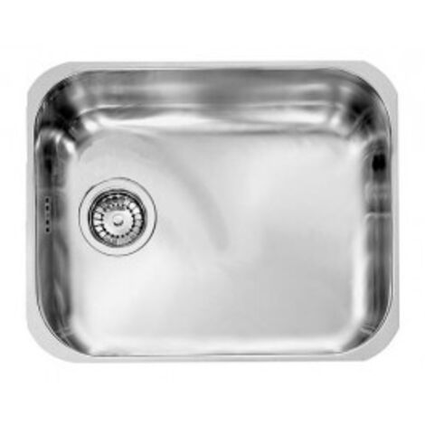 Lavello CINZIA SOTTOTOP 50X40 R90 1 vasca ACCIAIO INOX (1/5)