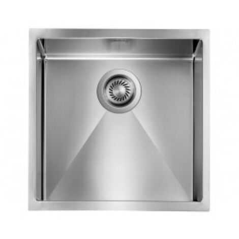 Lavello FILORAGGIATO 45X45X19 1 vasca ACCIAIO INOX (1/5)