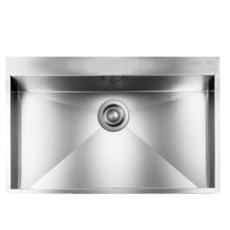 Lavello FILOQUADRA MIX 77X50X19  1 vasca ACCIAIO INOX (1/5)