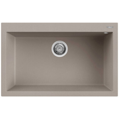 Lavello QUADRA 130 79x50 1 vasca TORTORA 43