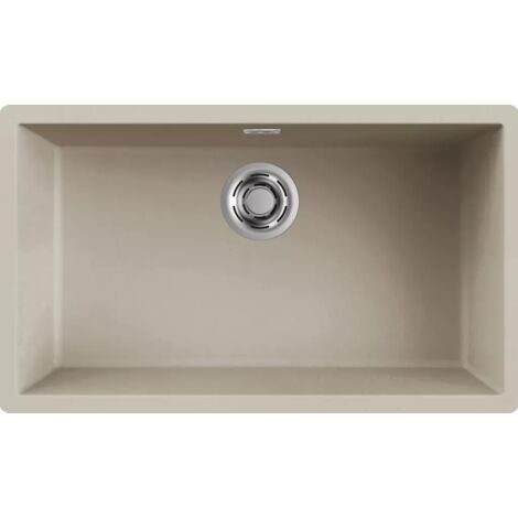 Lavello ZEN 130 75,6X45,6 1 vasca CHAMPAGNE 95 (1/2)