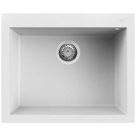 Lavello QUADRA 110 61x50 1 vasca WHITE 96 (1/3)